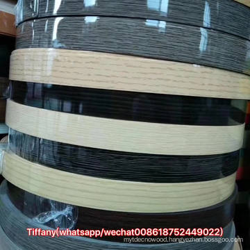 PVC Edged Banding/Solid color/wood grain color Edge Banding